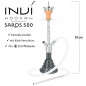 Preview: INVI Saros 500 Silver - Black Shiny