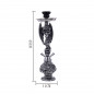 Preview: Shisha "Dragon" - schwarz-silber 45cm