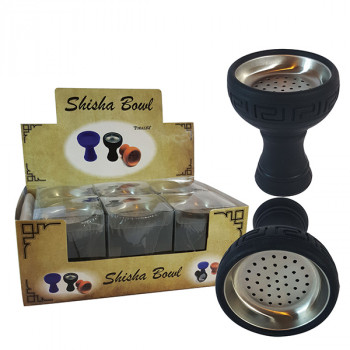Silikon Shishakopf mit Messingeinsatz