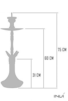 INVI Vergence Alu Shisha Cut Rainbow-Rose-Gold