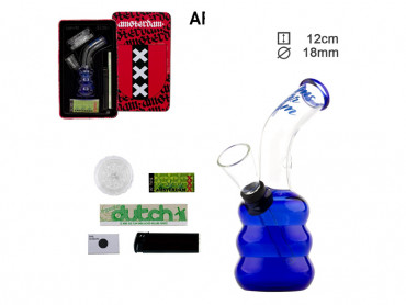 Glasbong Set "Amsterdam", 12cm