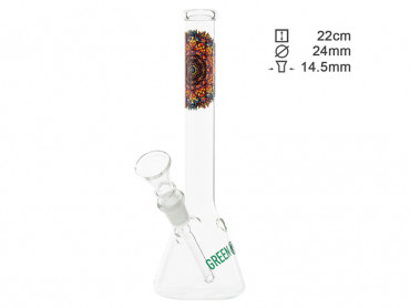 Glasbong "Classic Rasta" 22cm