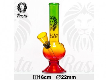 Glasbong "Rasta" Lion 16cm