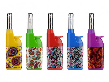 Stabfeuerzeug "Lux Candle Lite Flower Pattern"