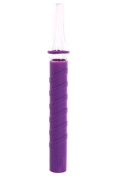 Kaya Crystal Stripe - Glasmundstück Rund