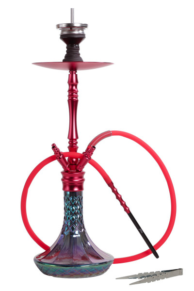 INVI Vergence Alu Shisha Cut Rainbow-Red
