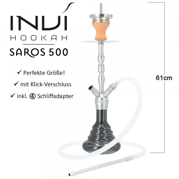 INVI Saros 500 Silver - Black Shiny