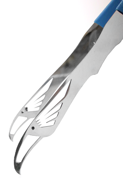 Kohlezange "Bird" mit Silikongriff