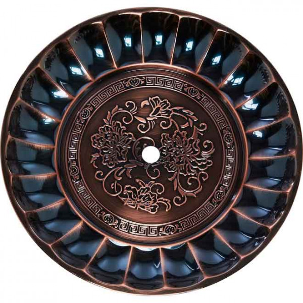 Amy XL Kohleteller Bronze