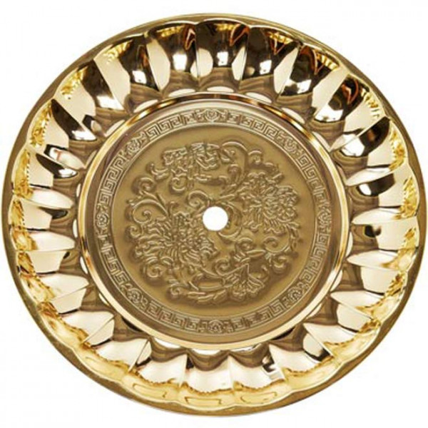 Amy XL Kohleteller Gold