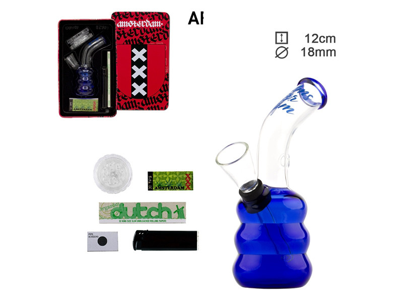 Glasbong Set "Amsterdam", 12cm