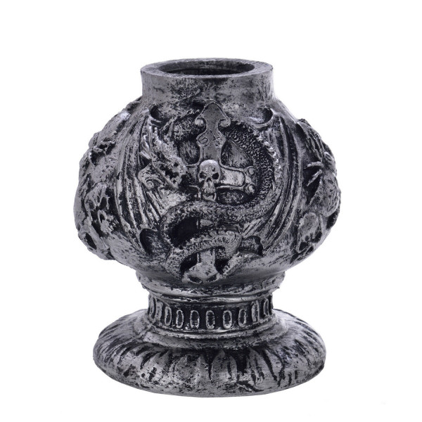Shisha "Dragon" - schwarz-silber 45cm
