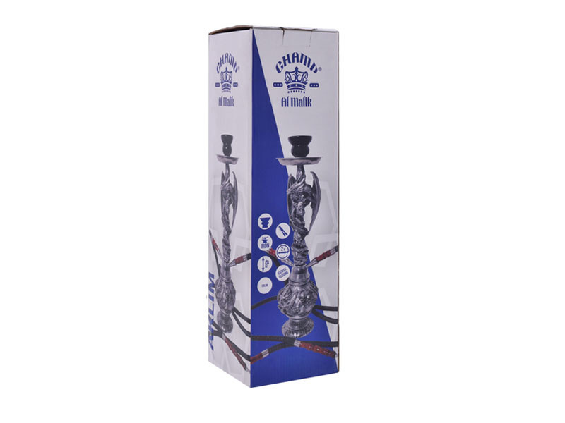 Shisha "Dragon" - schwarz-silber 45cm