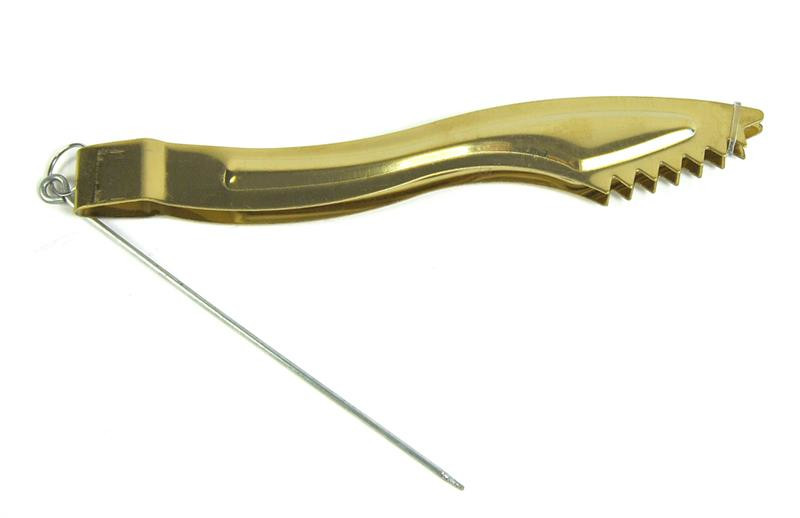 Kohlezange Gold